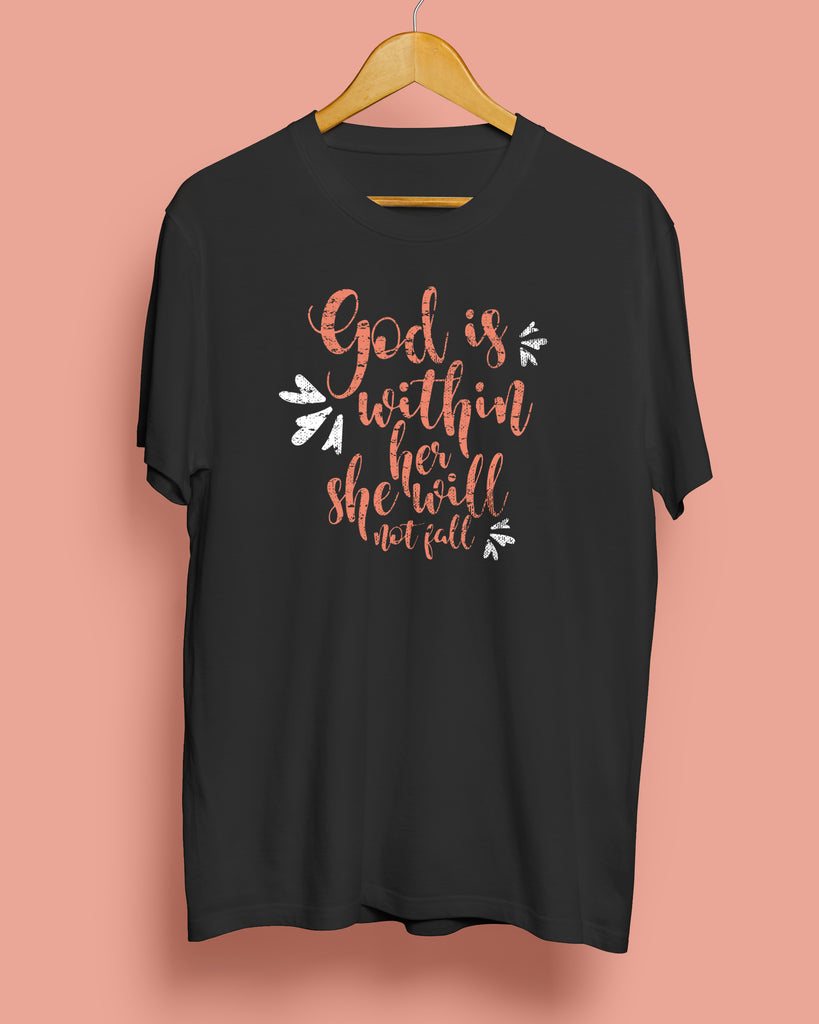 "God is with Her" Unisex T-Shirt