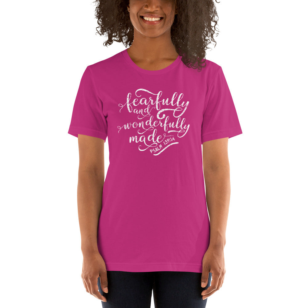 "Fearfully & Wonderfully Made" Unisex T-Shirt