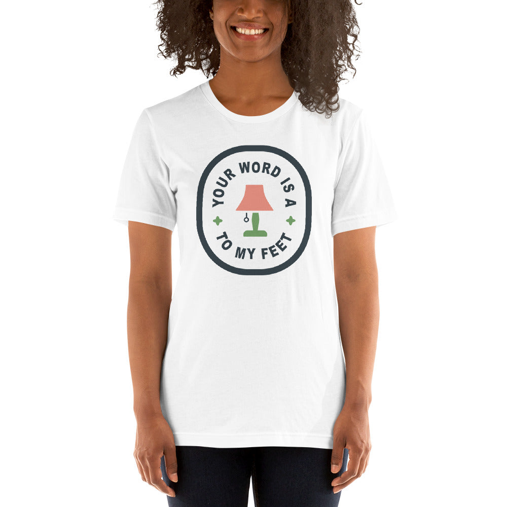 "Lamp To My Feet" Unisex T-Shirt